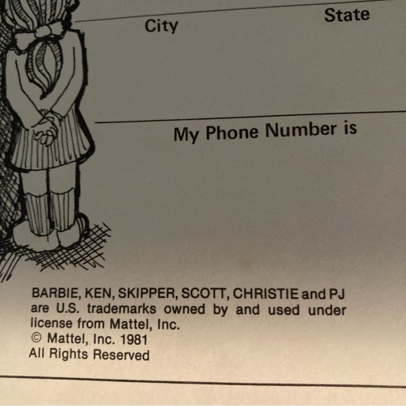 VTG Barbie Christmas Party by Kidstuff Records KSR972, See Hear Read Series 1981 - Picture 9 of 13